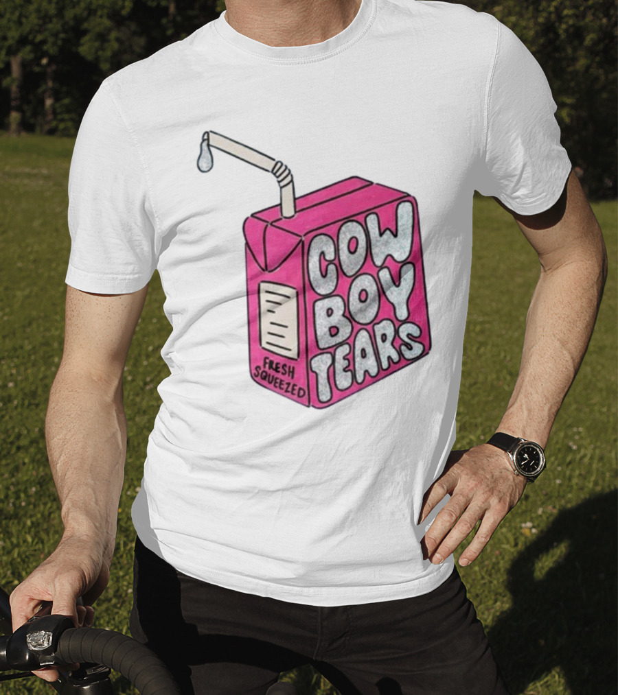 Cowboy Tears Fresh Squeezed Milk Carton T-Shirt