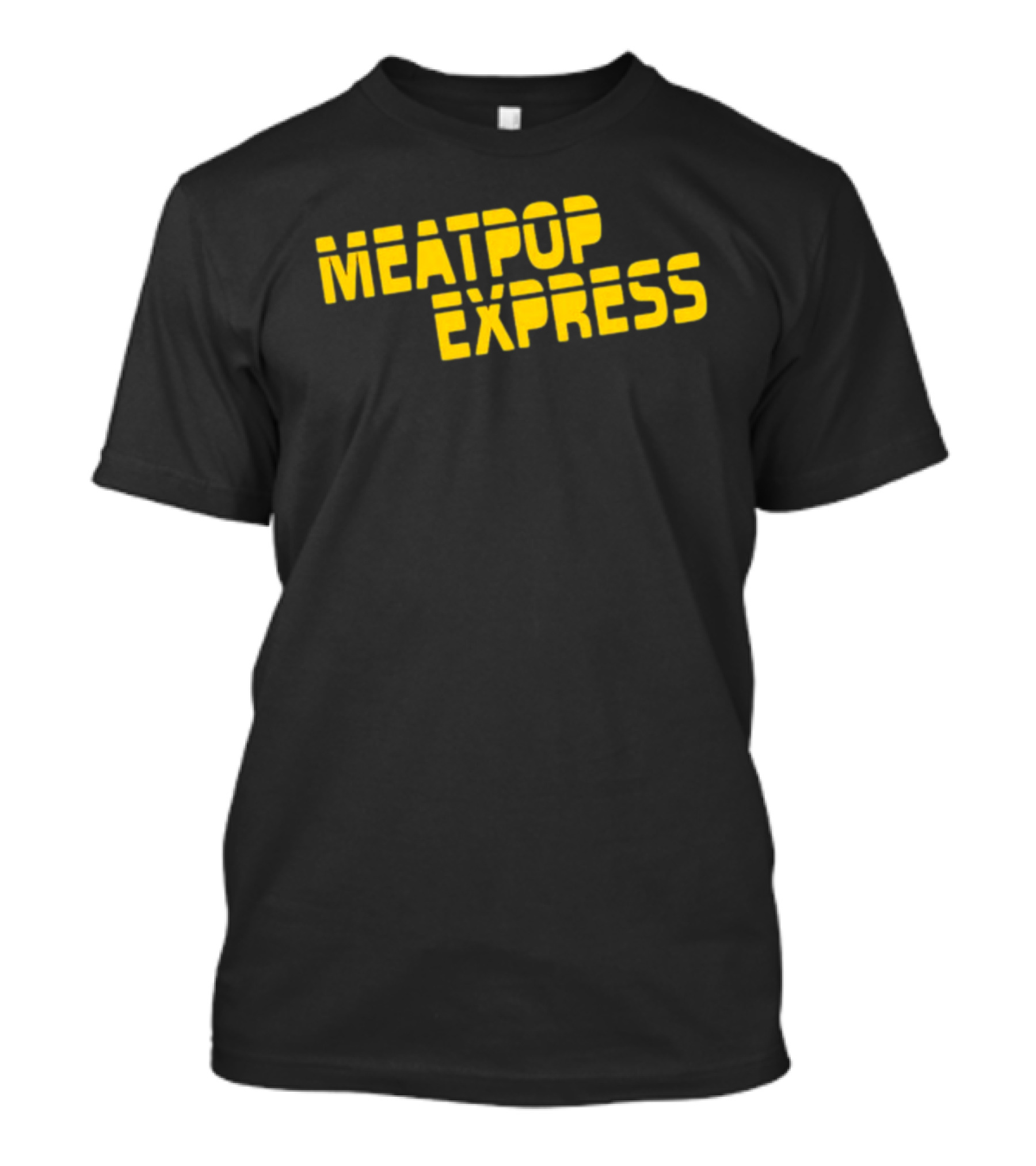 Meatpop Express Bold Yellow Stencil T-Shirt
