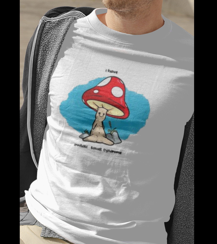 I Have IBS Mushroom Creature With Red Spotted Cap T-Shirt