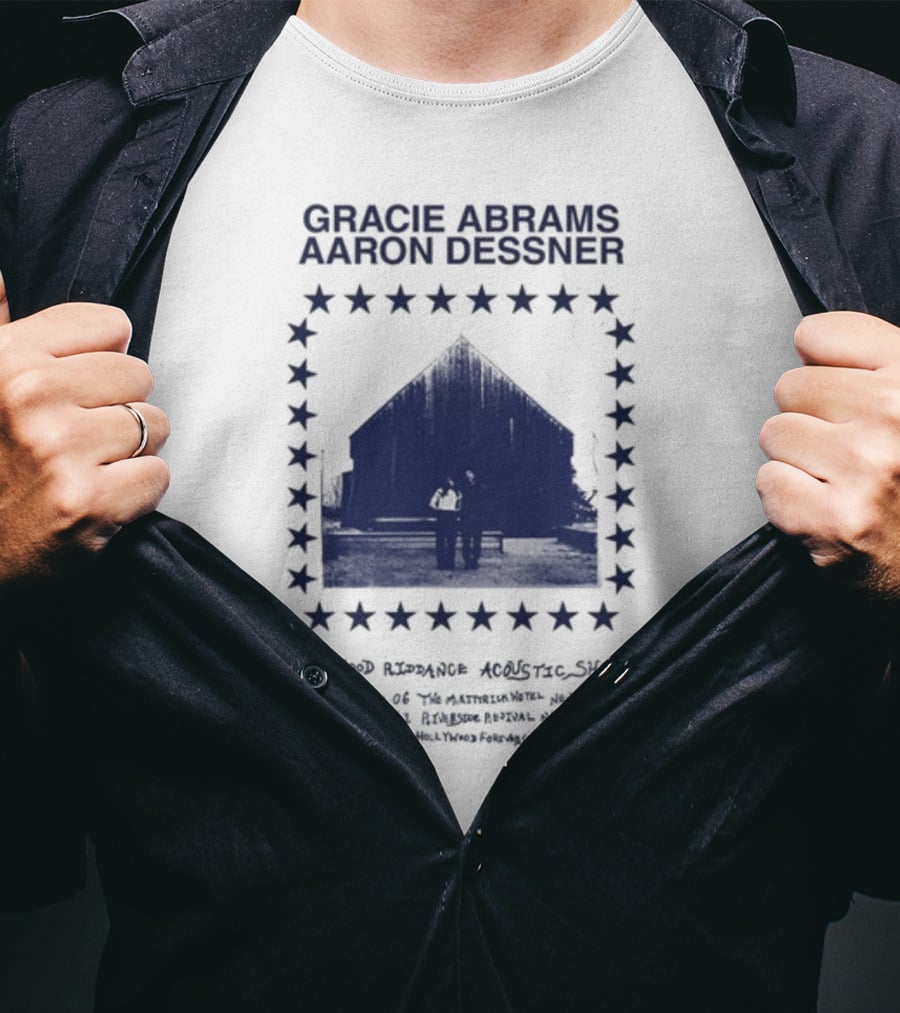 Gracie Abrams Aaron Dessner The Good Riddance Acoustic Shows September 6 Th September 10 Ryman মহল্লা T-Shirt