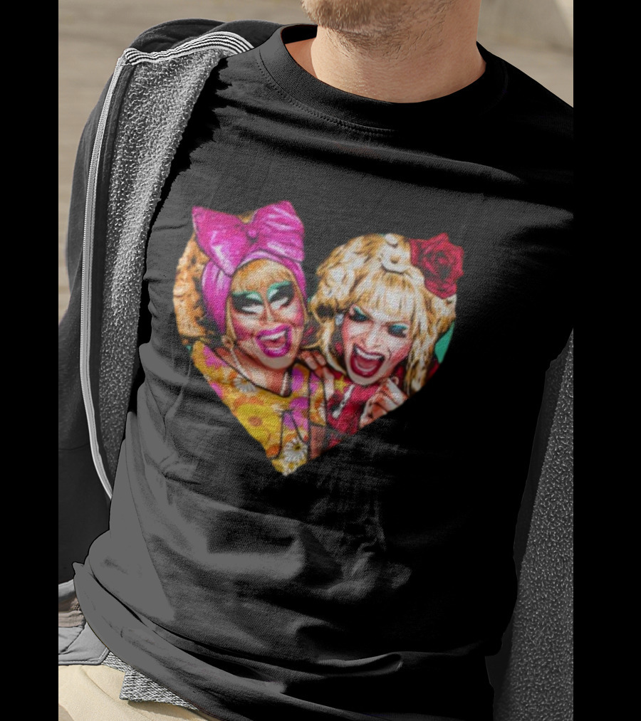 Funny Nordacious Trixie And Katya Heart Shape T-Shirt