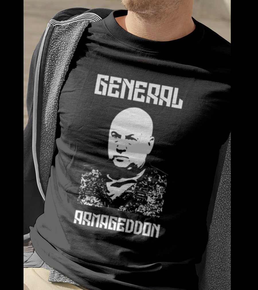 General Armageddon Gearbubble Bold Military Commander T-Shirt