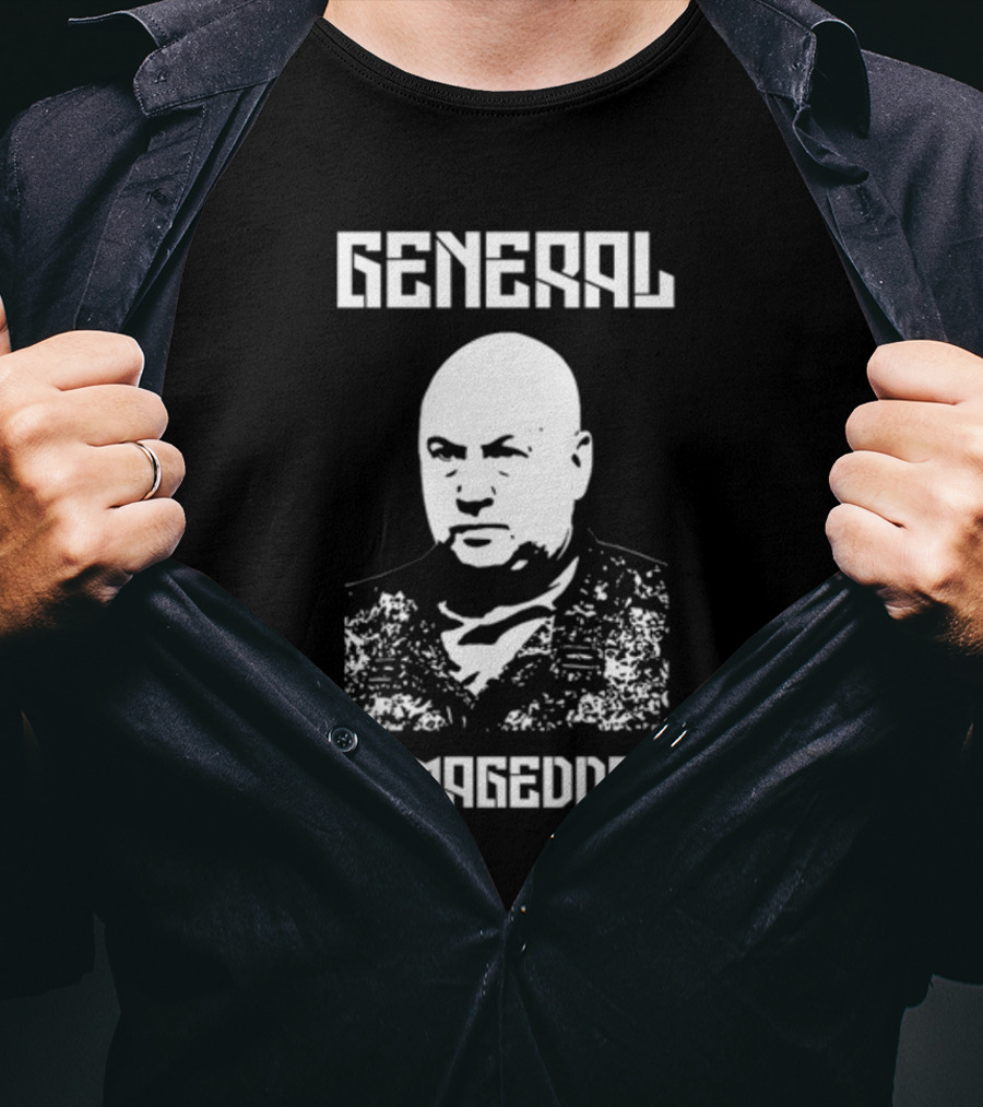 General Armageddon Gearbubble Bold Military Commander T-Shirt