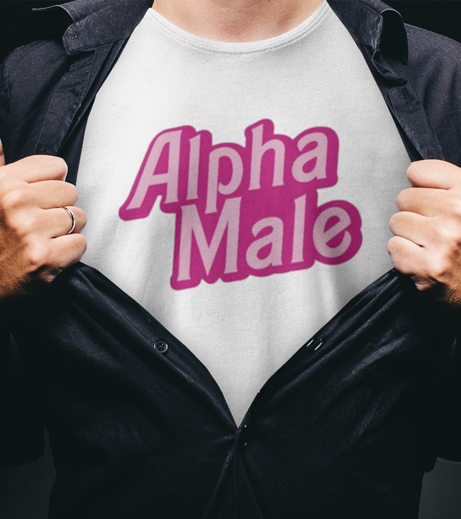 Alpha Male Barbie Pink T-Shirt