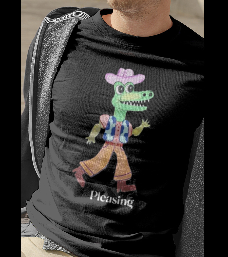 Pleasing Fancy Friends The Green Frog With Envy Cowboy Crocodile T-Shirt