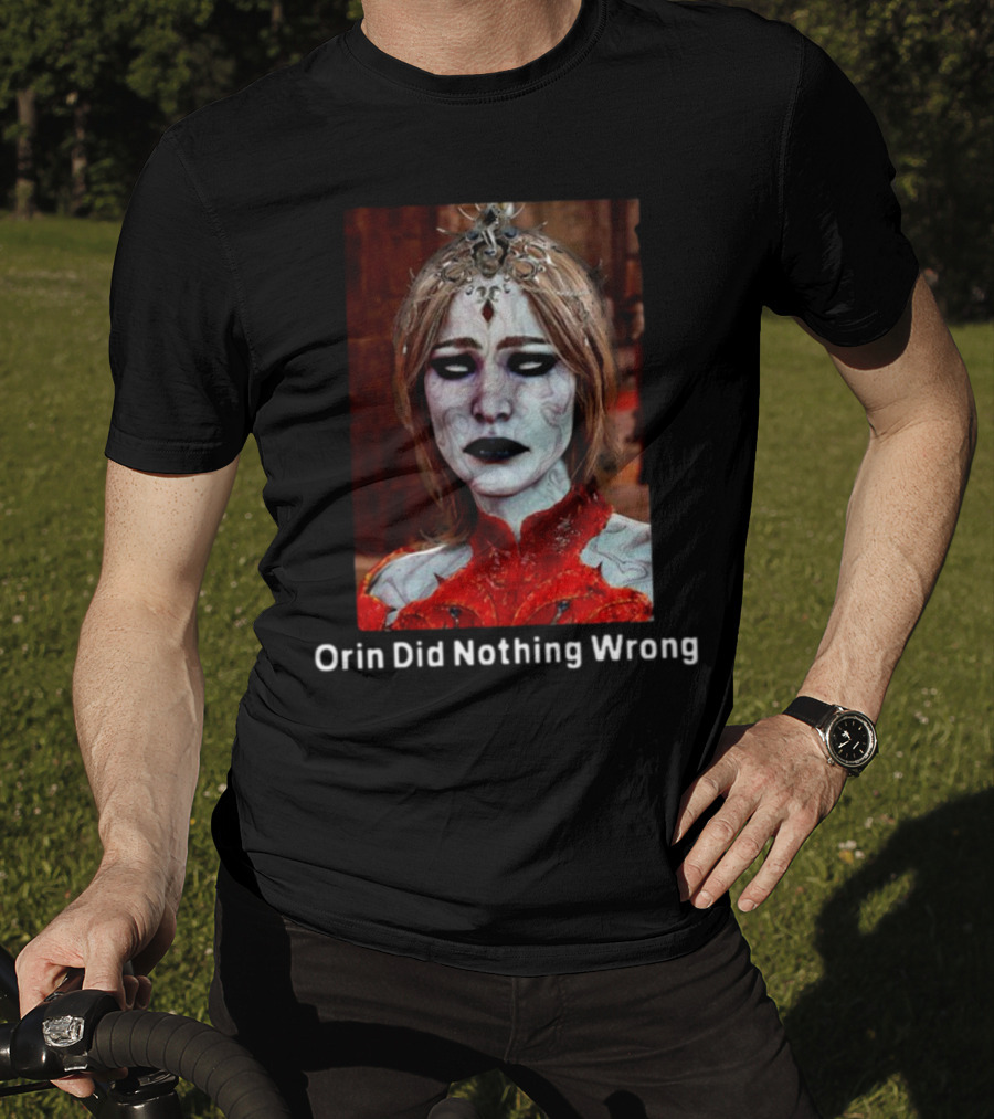 Orin Did Nothing Wrong Mysterious Gothic Character T-Shirt