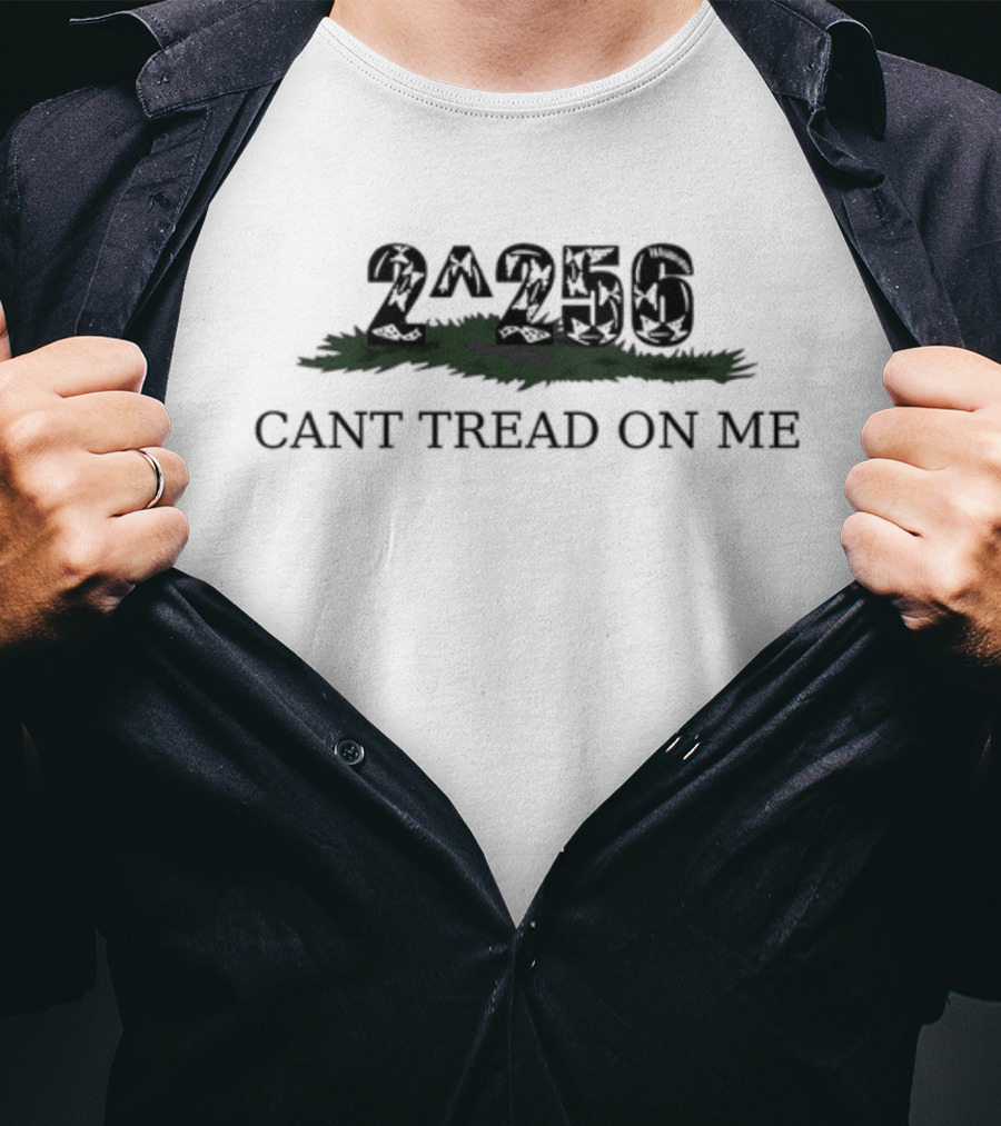 2256 Can't Tread On Me Grass T-Shirt