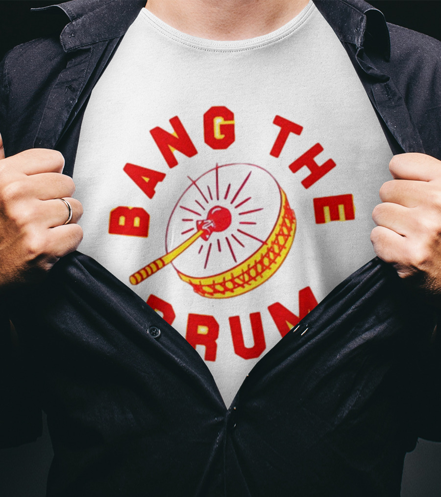 Bang The Drum Classic Percussion Icon T-Shirt