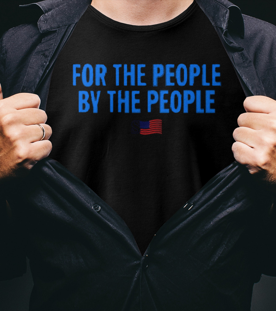 For The People By The People American Flag T-Shirt