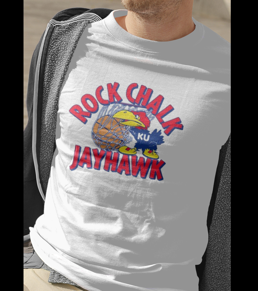 Rodger Sherman Rock Chalk Jayhawk KU Basketball T-Shirt