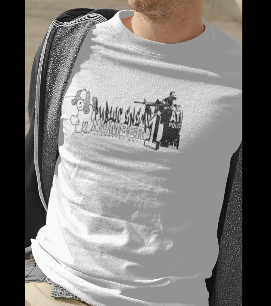 Lowinterestclothing Public Enemy Number One ATF Police Cartoon T-Shirt