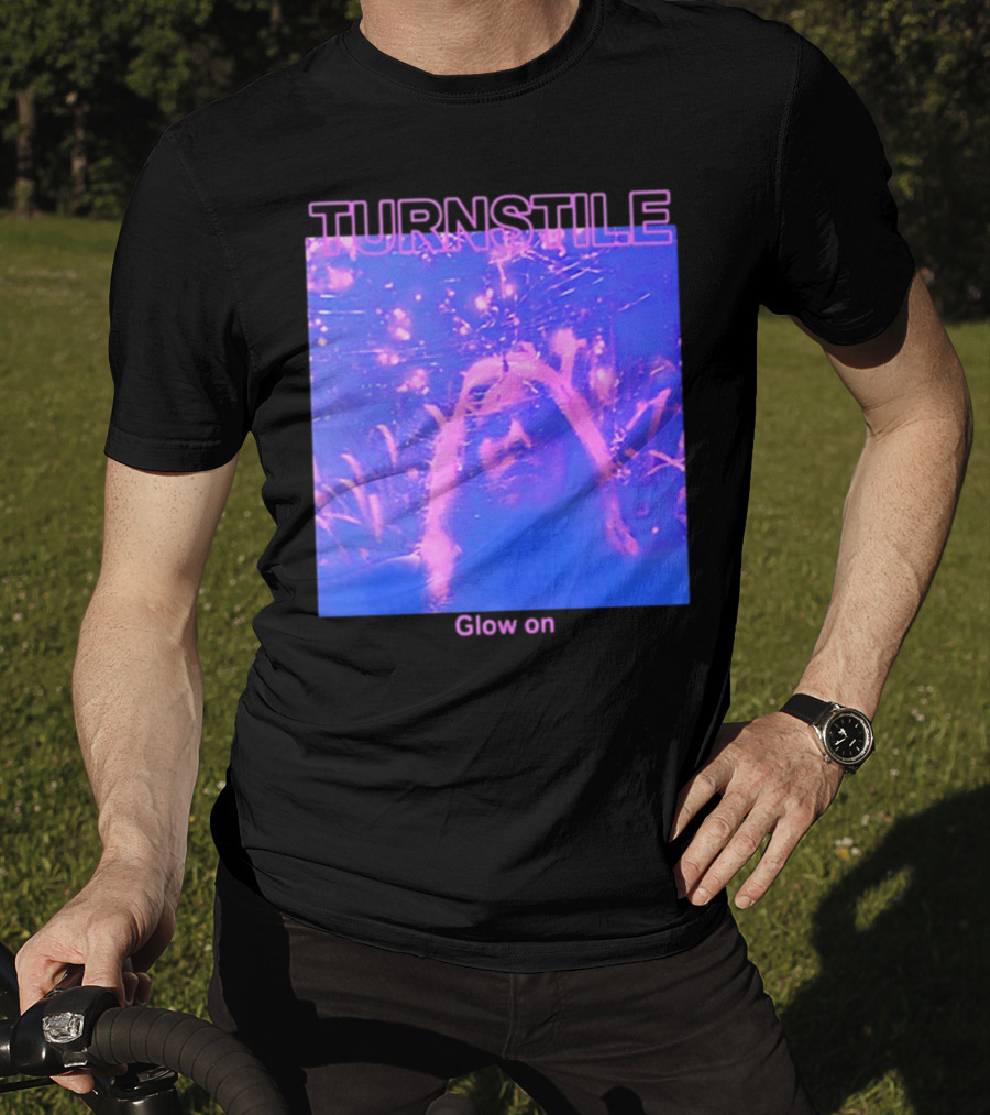 Turnstile Glow On Psychedelic Purple T-Shirt