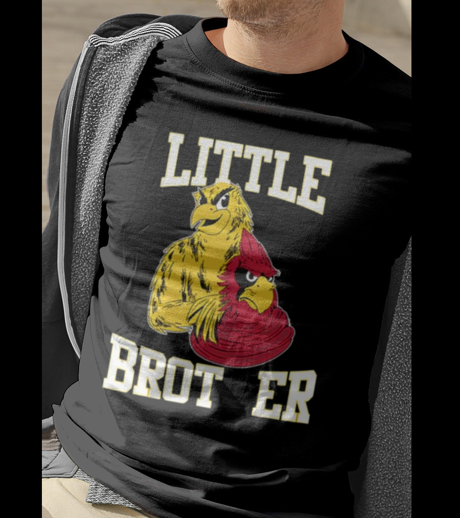 LITTLE BROTHER Iowa Hawkeyes Iowa State Cyclones Rivalry T-Shirt