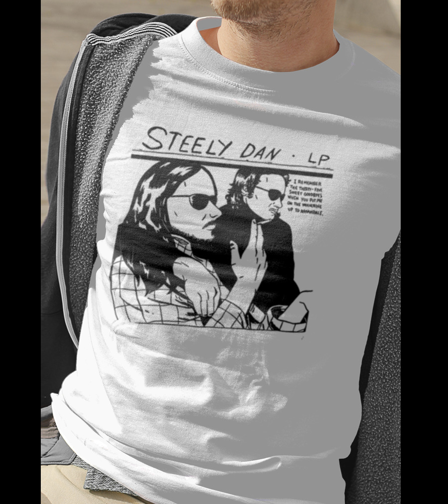 Steely Dan LP I Remember The Thirty Five Sweet Goodbyes When You Put Me On The Wolverine Up To Annandale Sunglasses T-Shirt