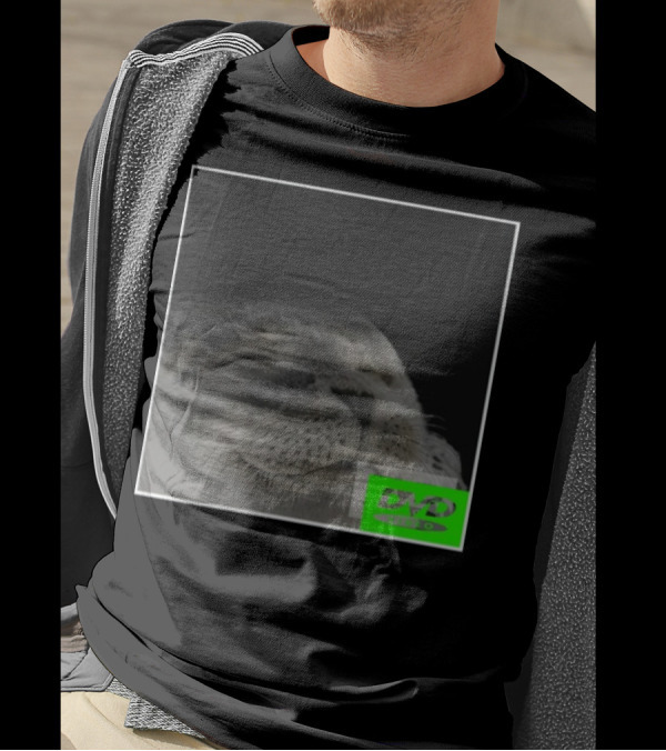 Bouncing DVD Hits Corner Idle Screen Meme Relaxed Seal T-Shirt