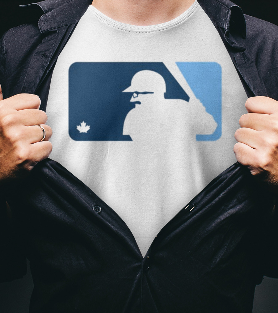 Davis Schneider's Babe Schneider Baseball Silhouette With Canadian T-Shirt