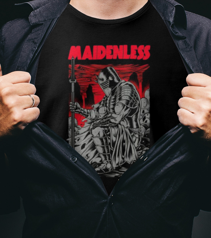 Maidenless Raskol Knight Dark Fantasy Art Comic T-Shirt