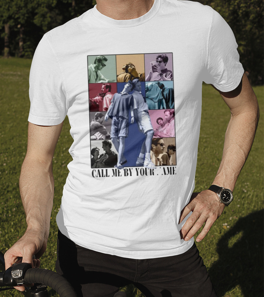 Call Me By Your Name Vintage Pop Art Collage Eras Tour T-Shirt