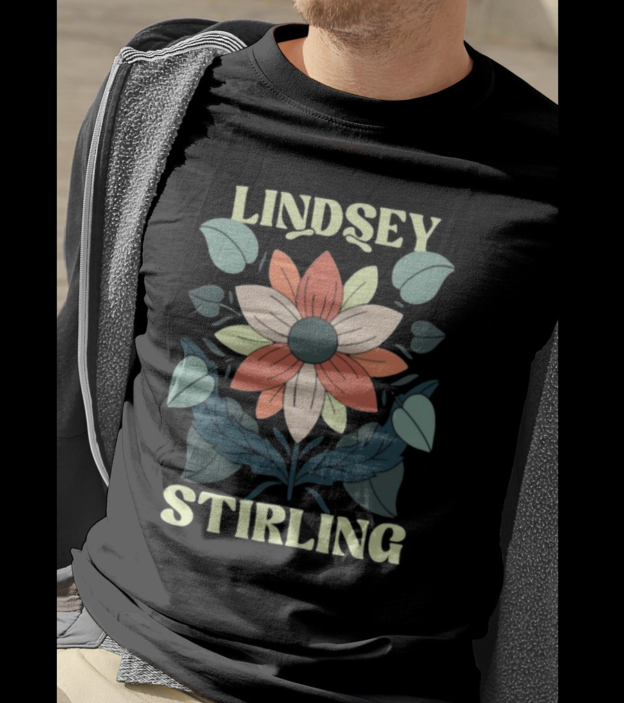 Lindsey Stirling Floral Design Flower T-Shirt