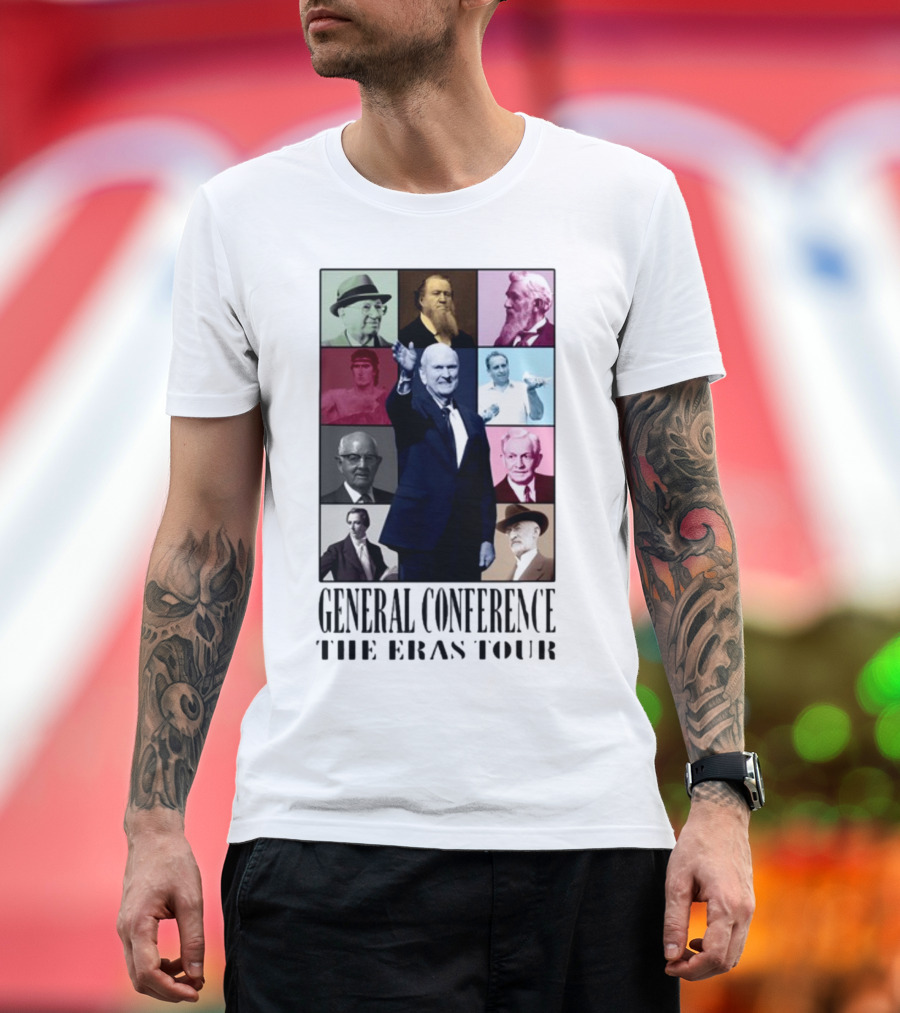 General Conference The Eras Tour Presidents Collage T-Shirt