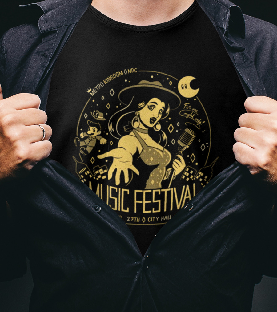 Metro Kingdom Music Festival October 27th City Hall Roof T-Shirt