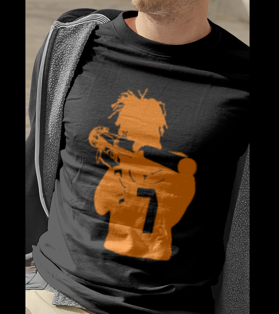 Vol Locked And Loaded Number 7 Football Rocket T-Shirt