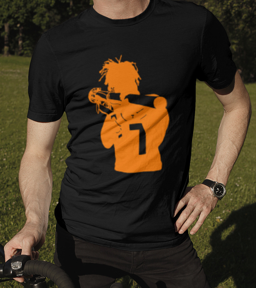 Vol Locked And Loaded Number 7 Football Rocket T-Shirt