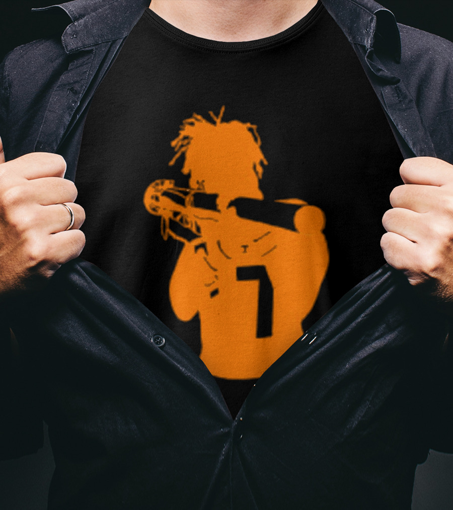Vol Locked And Loaded Number 7 Football Rocket T-Shirt
