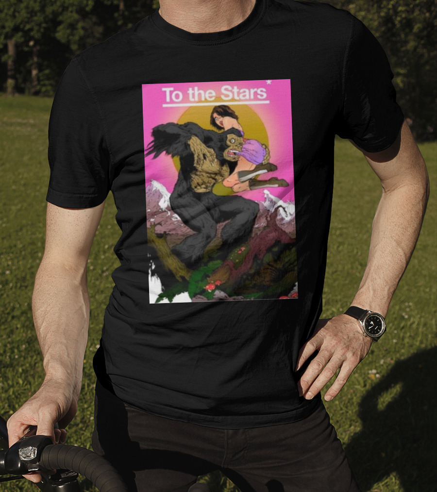 To The Stars Bigfoot Comic By Thomas Tenney T-Shirt
