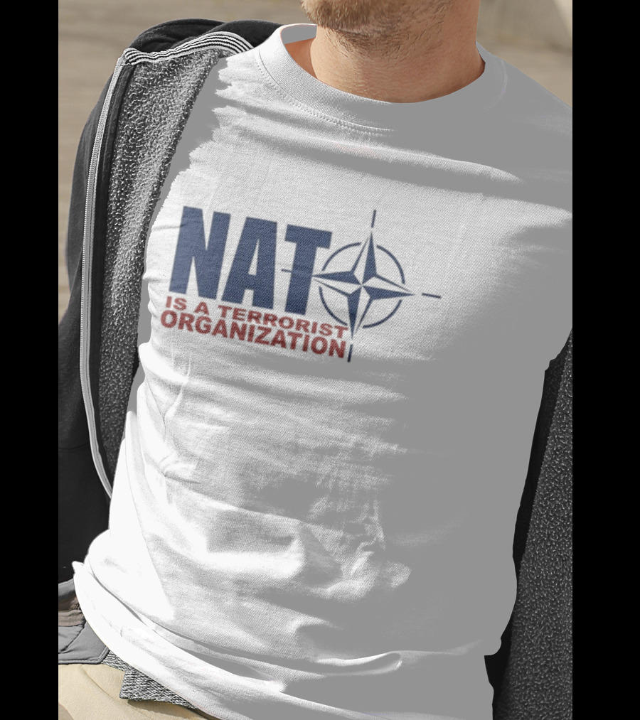 Revolutionary Blackout Network Nat Is A Terrorist Organization NATO T-Shirt