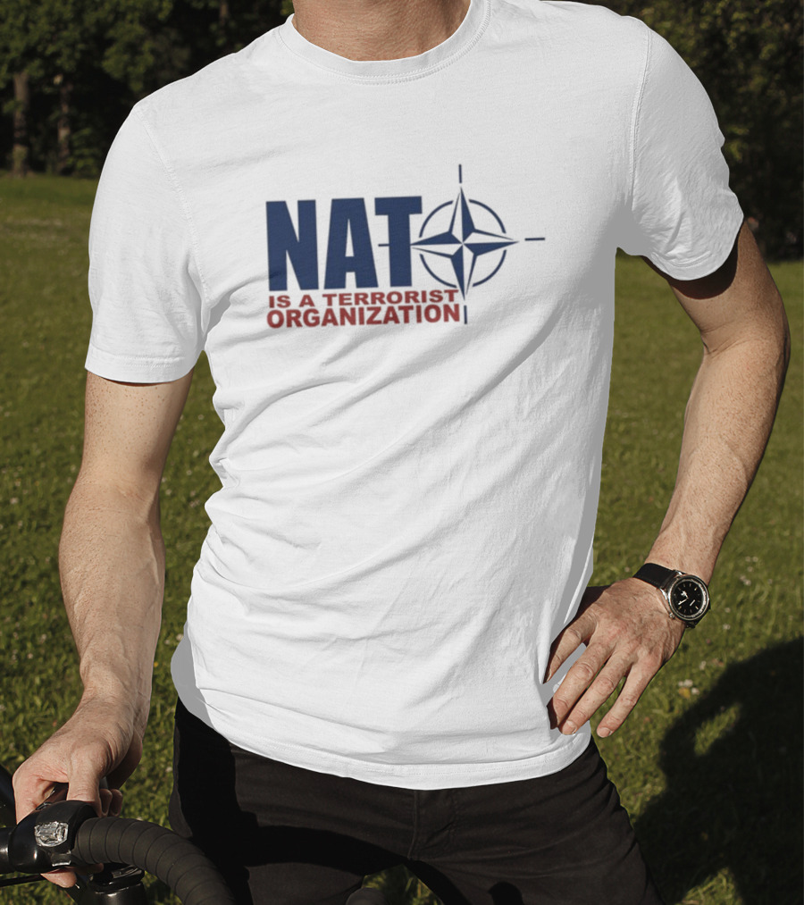 Revolutionary Blackout Network Nat Is A Terrorist Organization NATO T-Shirt