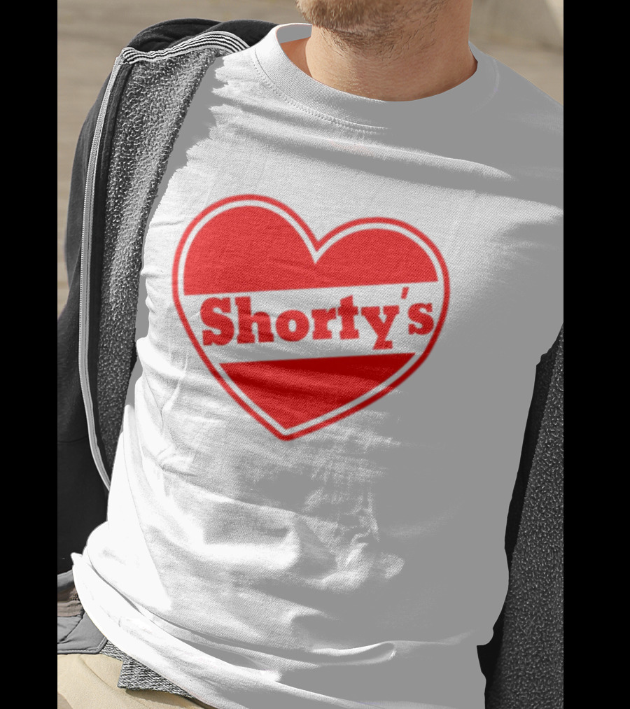 Shorty's Heart Logo Red Heart T-Shirt