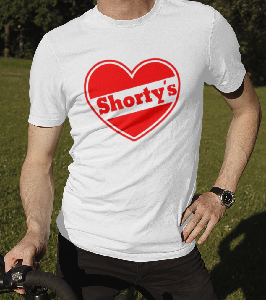 Shorty's Heart Logo Red Heart T-Shirt