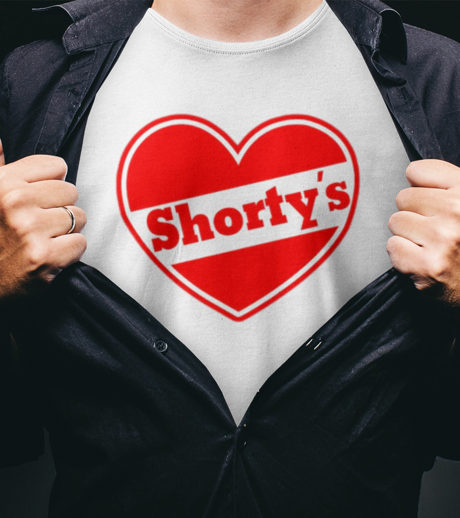Shorty's Heart Logo Red Heart T-Shirt