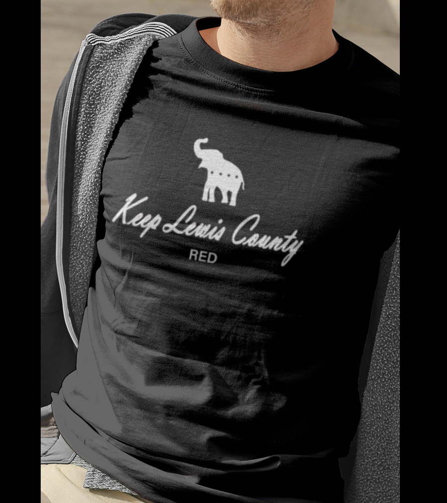 Keep Lewis County Red Elephant Republican T-Shirt