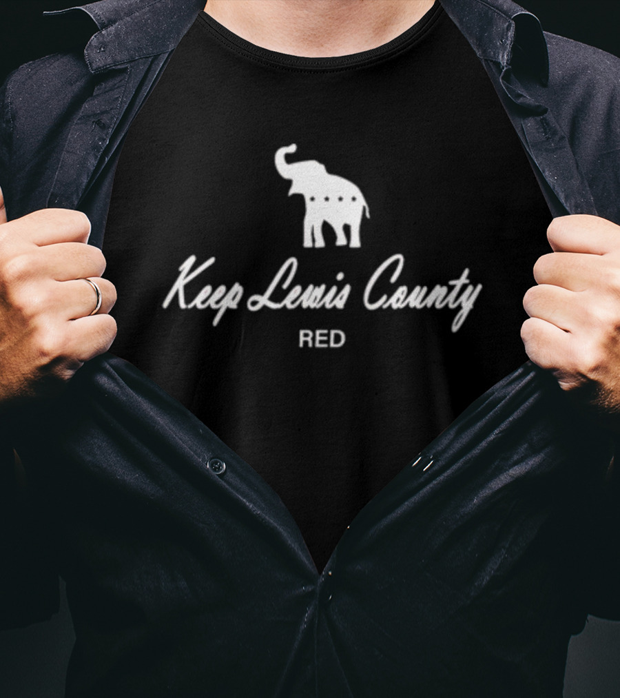 Keep Lewis County Red Elephant Republican T-Shirt
