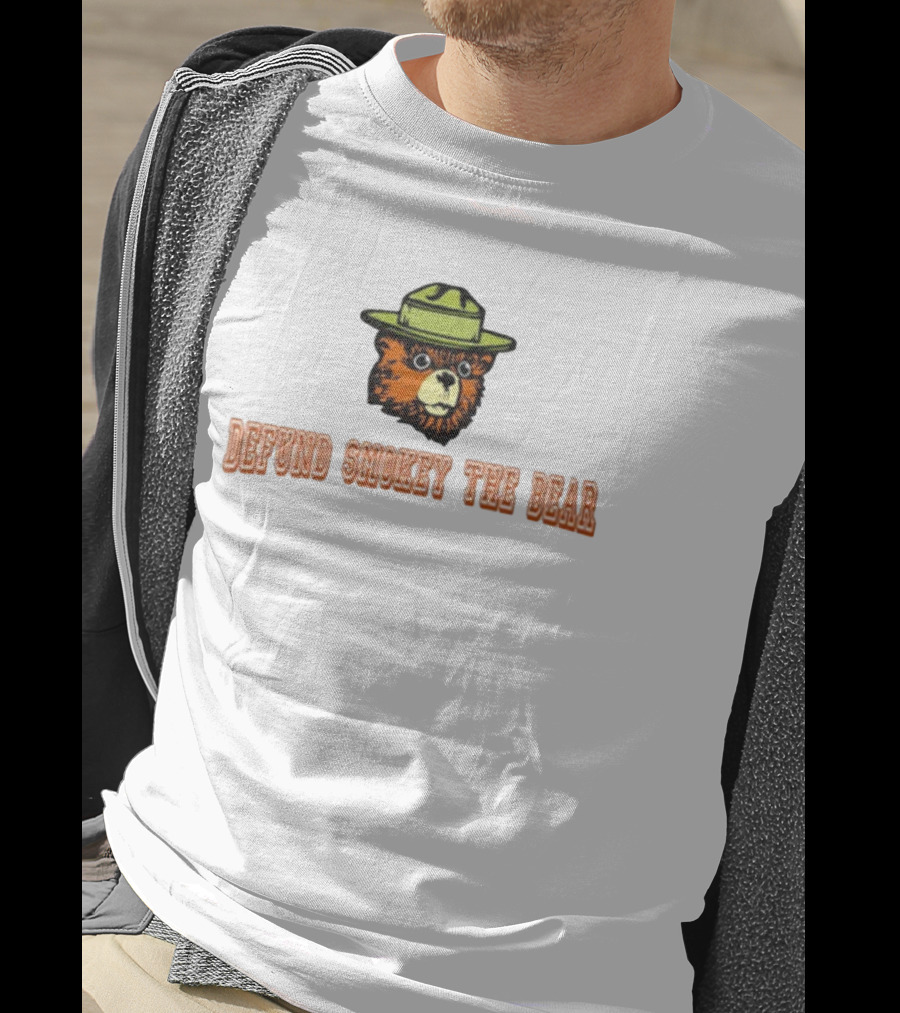 Niceshirtthanks Defund Smokey The Bear T-Shirt