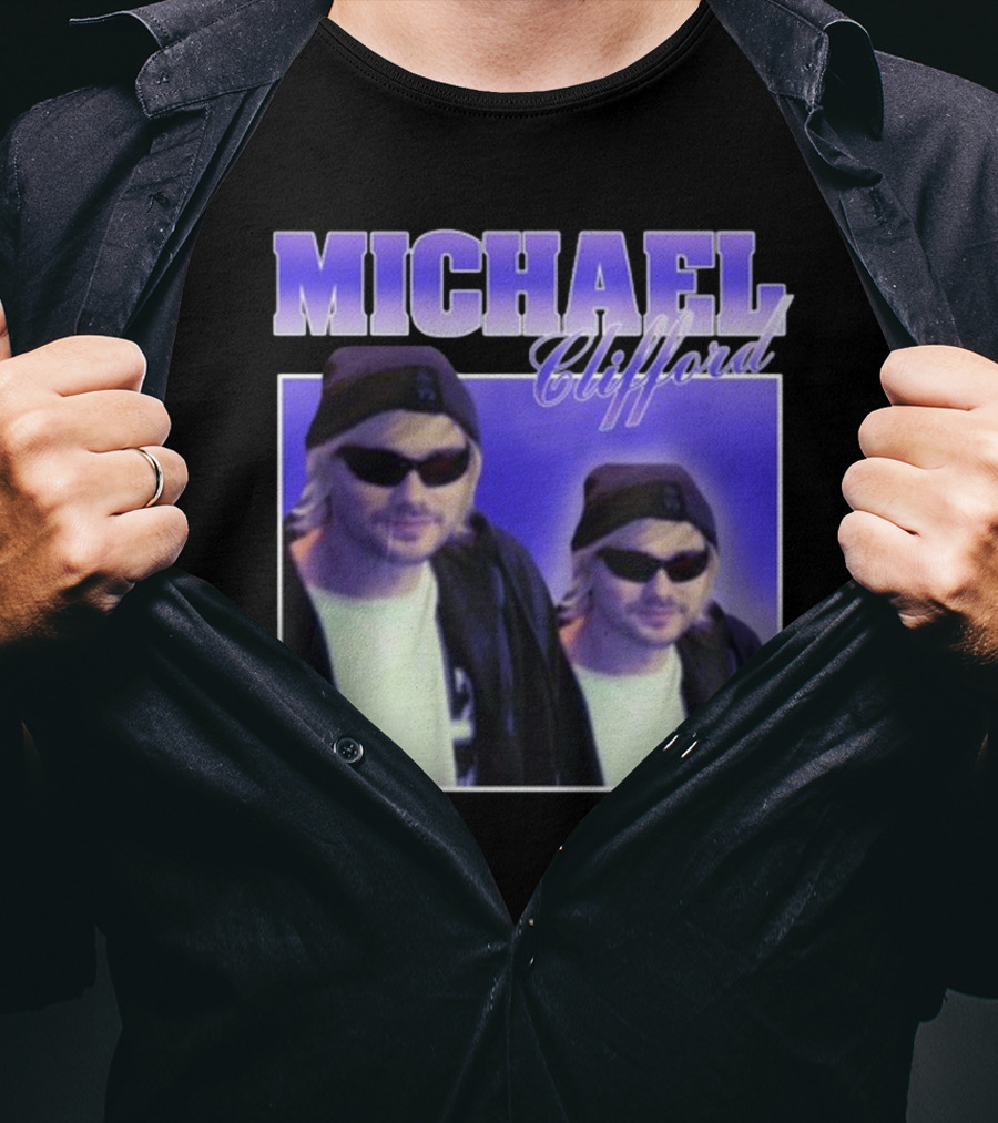 Tha5SOSFamily Vintage Michael Clifford Double Portrait T-Shirt
