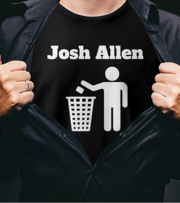 Josh Allen Trash Iconic Disposal Mock T-Shirt