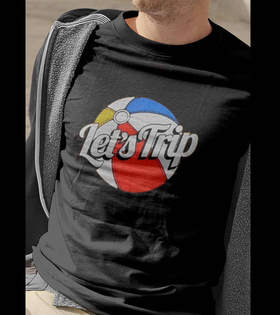 Let's Trip Colorful Beach Ball T-Shirt