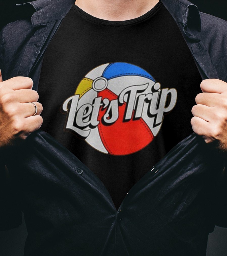 Let's Trip Colorful Beach Ball T-Shirt