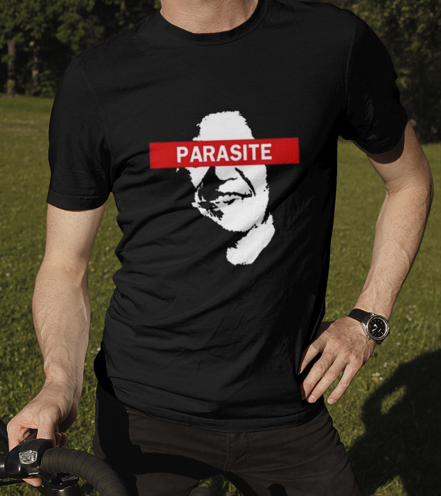 Nabunturanguy Davaomigrant Parasite Face Red Bar Iconic T-Shirt