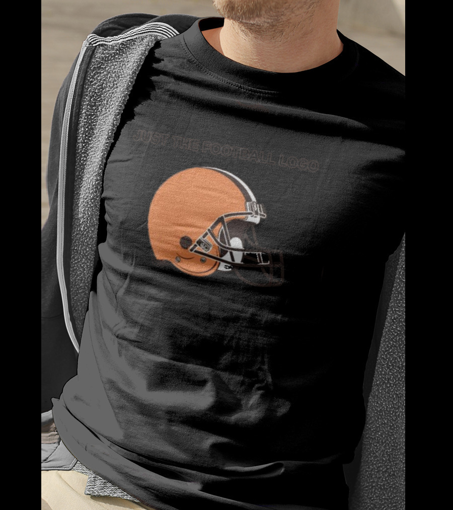 Cleveland Just The Football Helmet T-Shirt