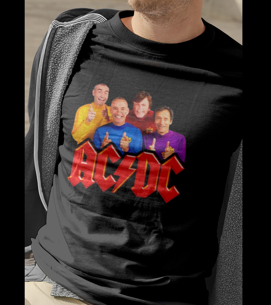 AC/DC Meets The Wiggles For Those About To Wiggle T-Shirt