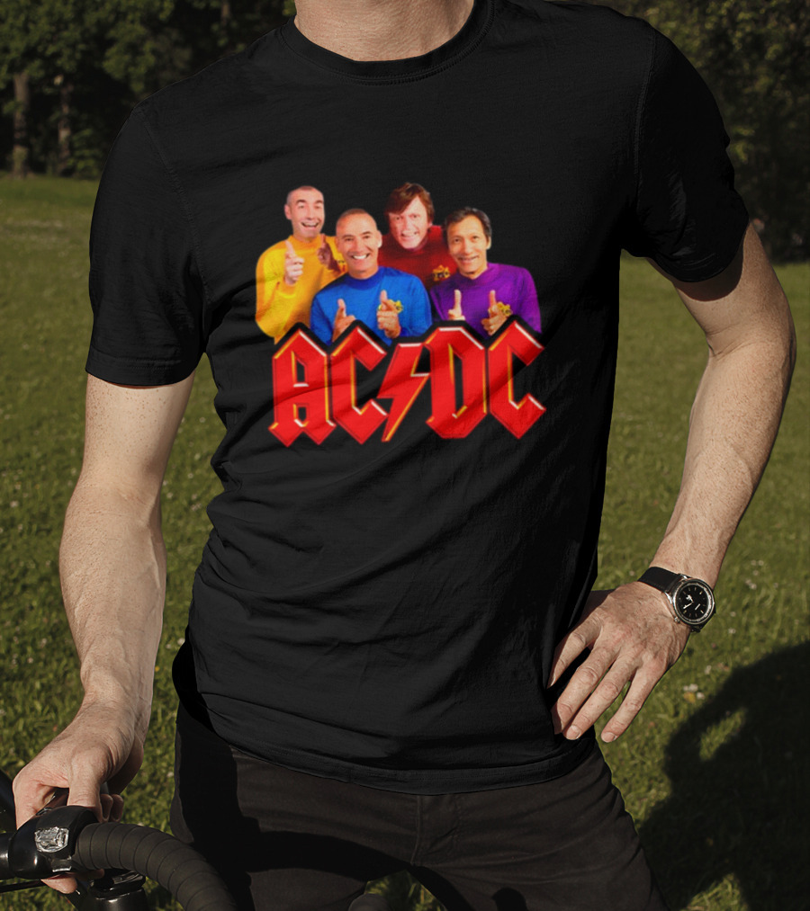 AC/DC Meets The Wiggles For Those About To Wiggle T-Shirt