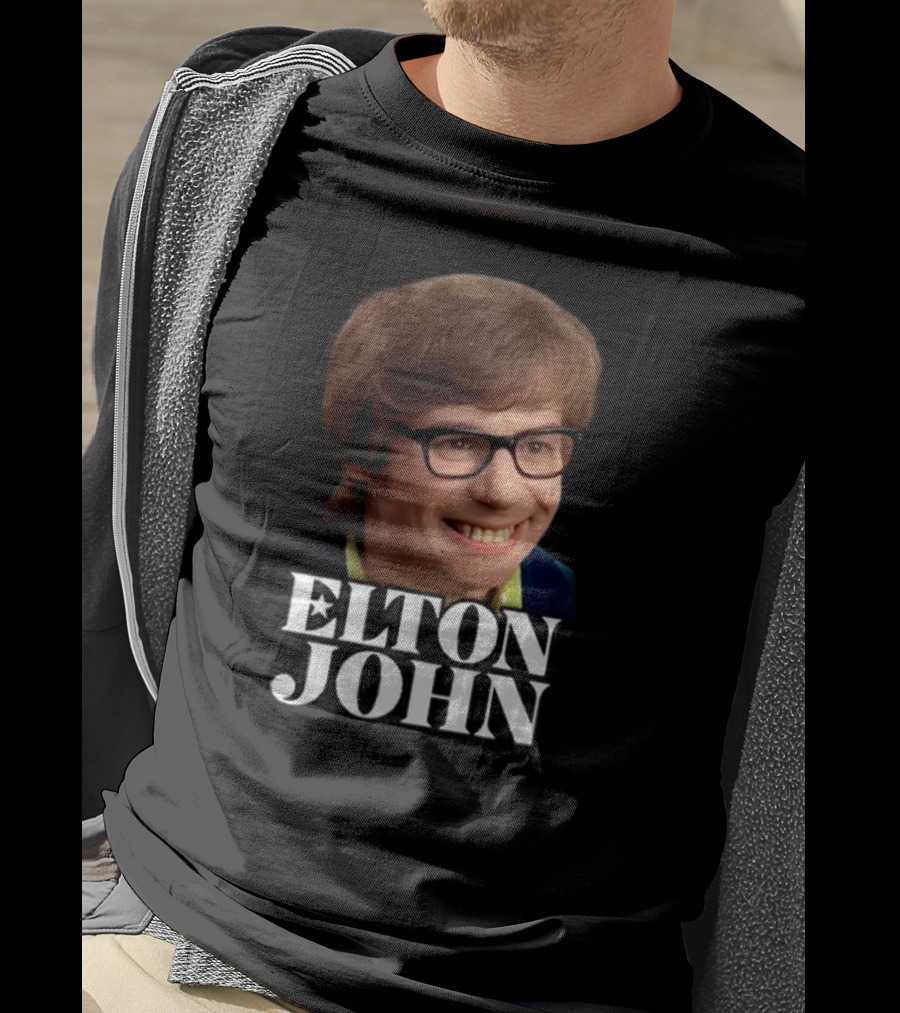 Shitheadsteve Elton John Austin Powers Face Mashup T-Shirt