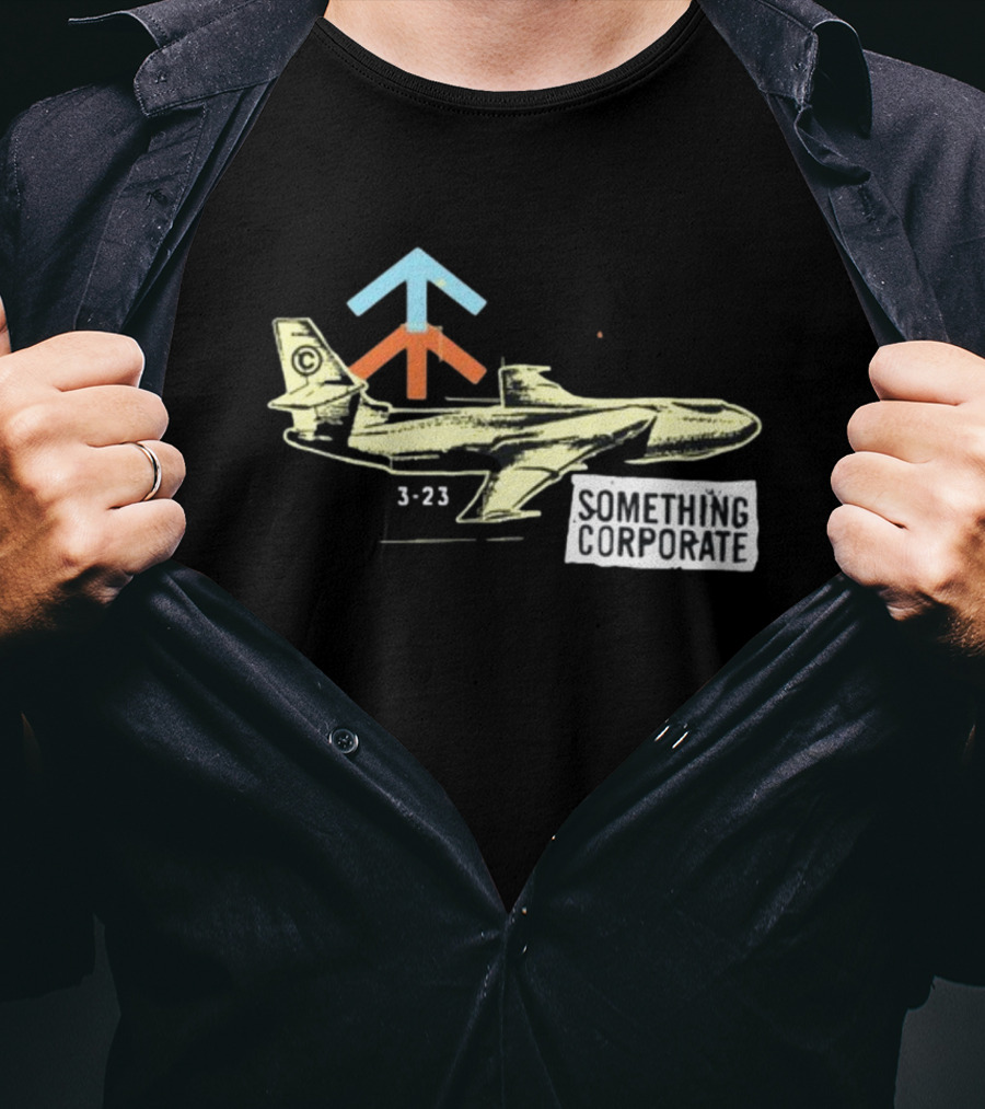 Something Corporate North Airplane 3-23 T-Shirt
