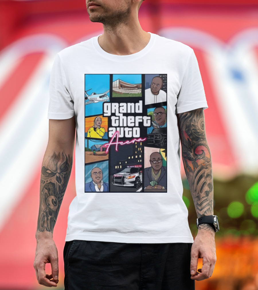 Knackaveli Grand Theft Auto Accra #Occupyjulorbihouse T-Shirt