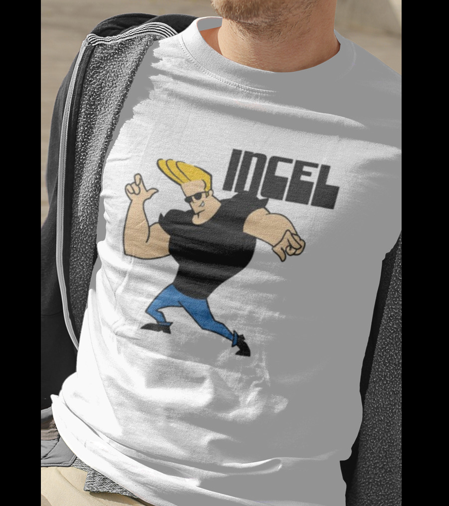 Incel Character With Blond Hair And Sunglasses T-Shirt