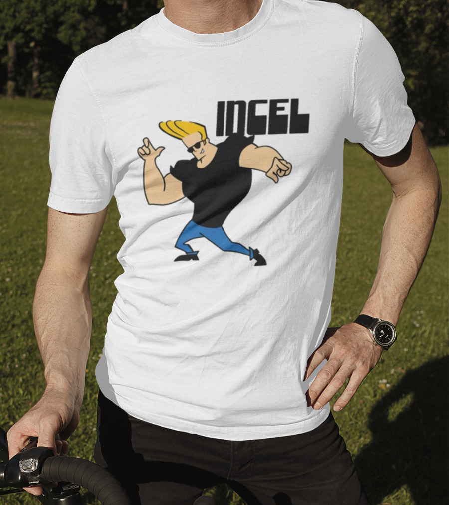 Incel Character With Blond Hair And Sunglasses T-Shirt